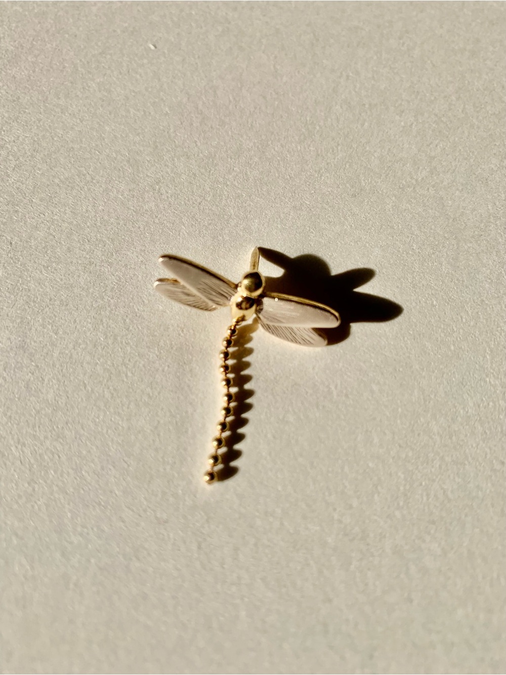 Gold Dragonfly lapel Pin - Women Jewelry